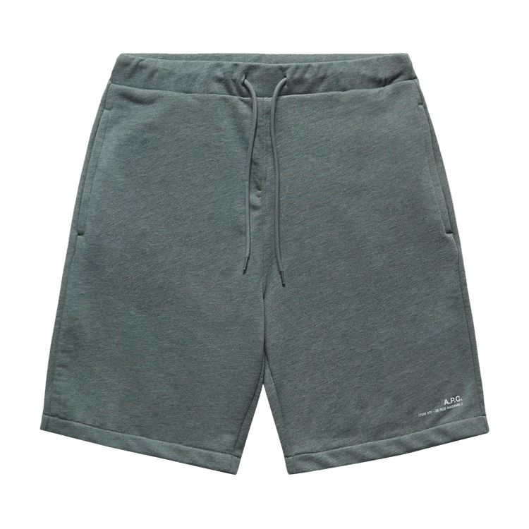 A.P.C. Jersey Shorts "Khaki Chine"