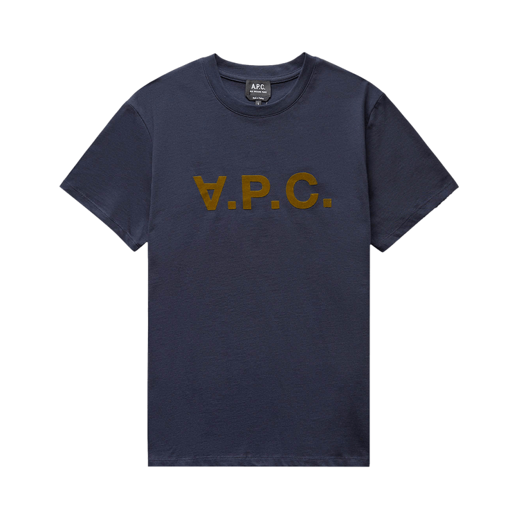 A.P.C. VPC Logo Tee "Marine/Kaki"