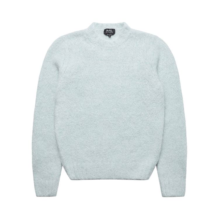 A.P.C. Lucci Aplaca Crew Knit "Pale Green"