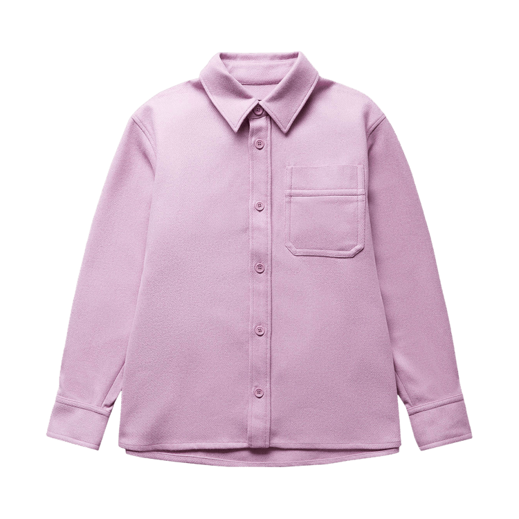 A.P.C. Basile Recycled Wool Overshirt "Pink"