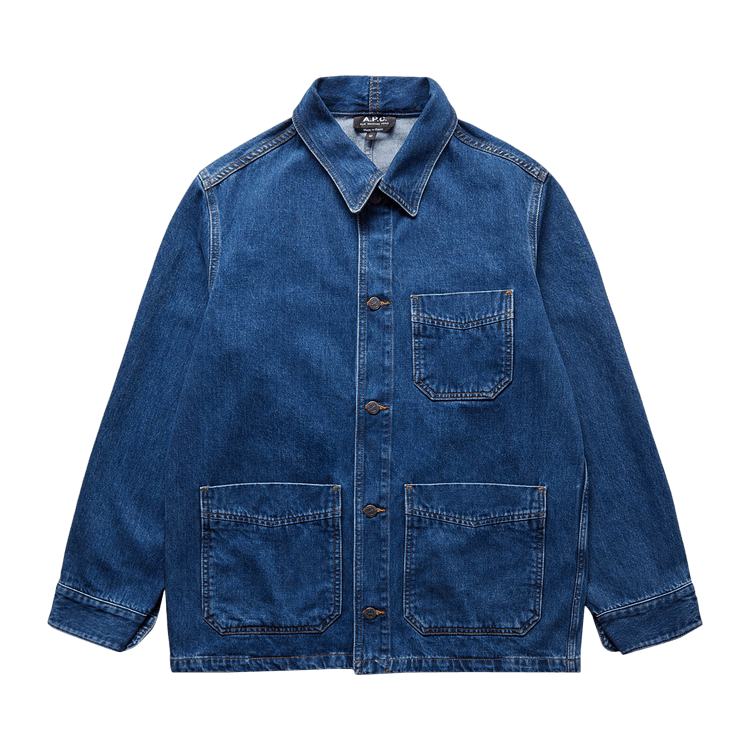 A.P.C. Stefano Denim Chore Jacket "Washed Indigo"