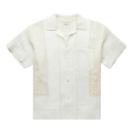 Bode Linen Cutwork Short-Sleeve "Ecru"