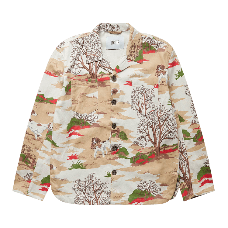 Bode Pointing Dog Work Shirt "Multicolor"