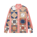 Bode This And That Patchwork Shirt "Pink/Multicolor"