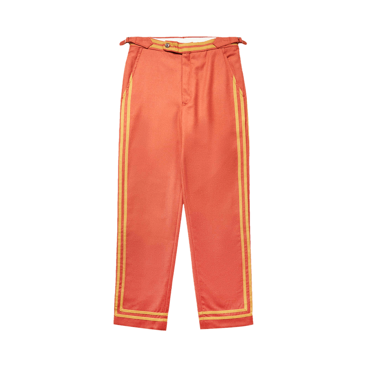 Bode Society Club Pants "Red/Gold"
