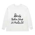 Bode Tailor Shop Crewneck "White"