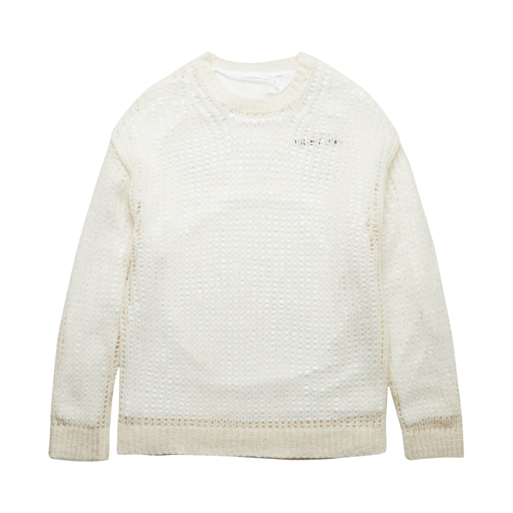 Helmut Lang Crewneck Knit Jumper "Ivory"