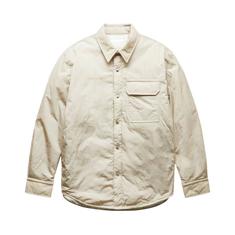 Helmut Lang Padded Overshirt Jacket "Stone"