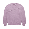 Helmut Lang Seamed Crew Knit "Wisteria"