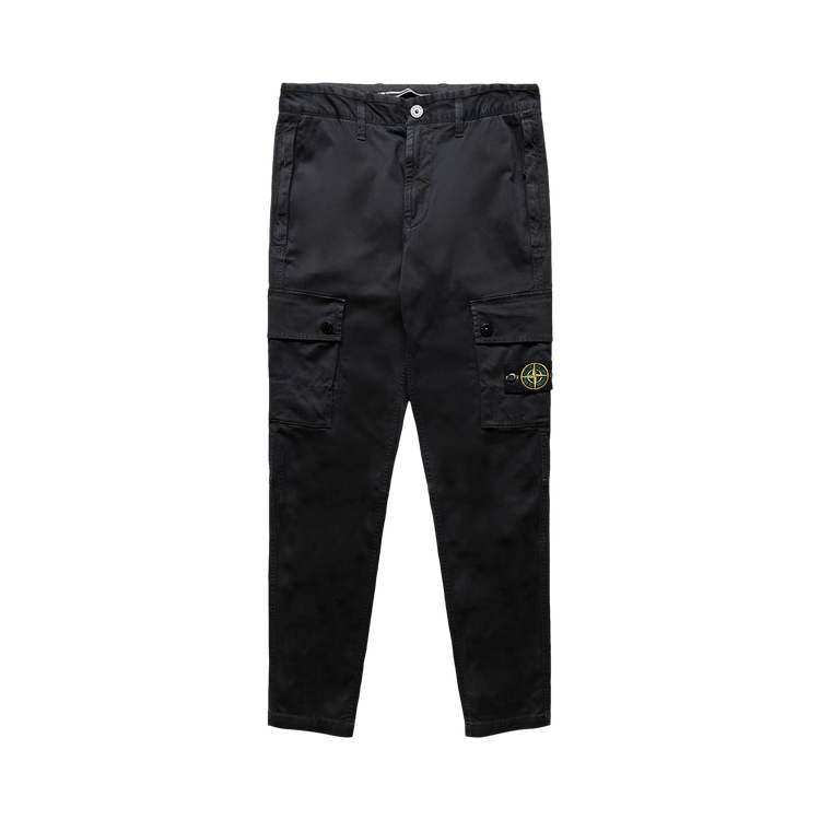 Stone Island Compass Patch Cargo Pants "Black"