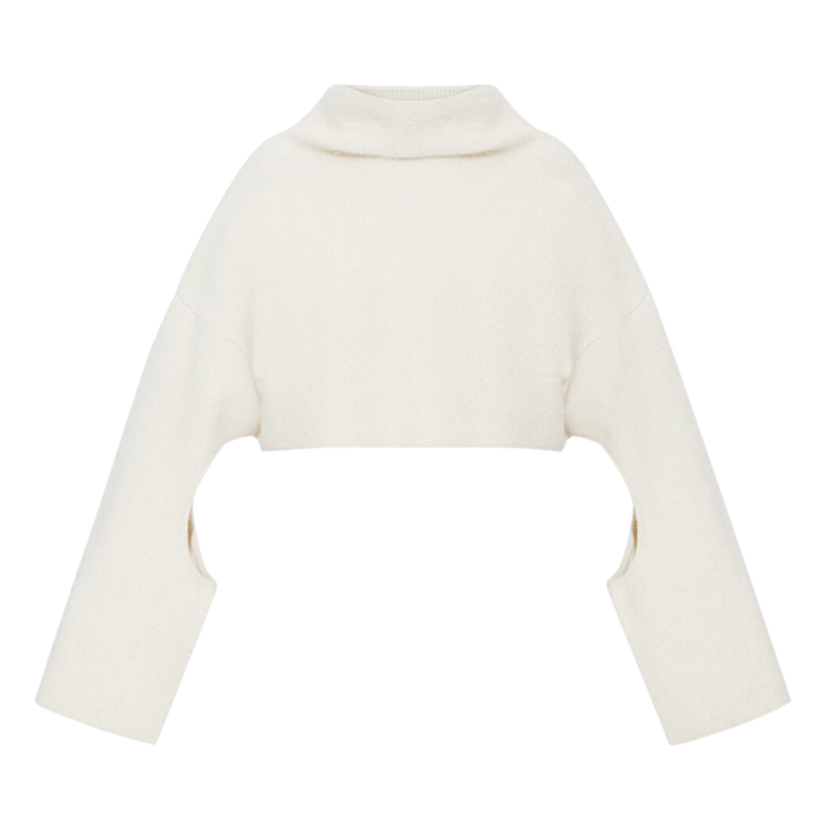 JW Anderson Cropped Cut Out Jumper "Tan"