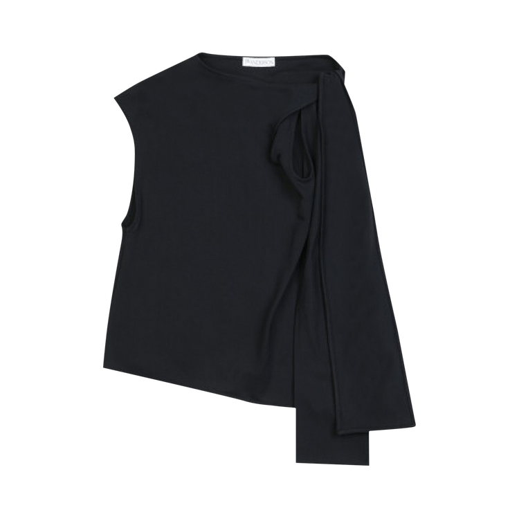 JW Anderson Cut out Asymmetric Tank Top "Black"