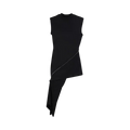 JW Anderson Zip Detail Sleeveless Top "Black"
