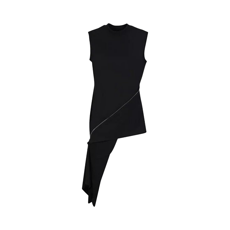JW Anderson Zip Detail Sleeveless Top "Black"