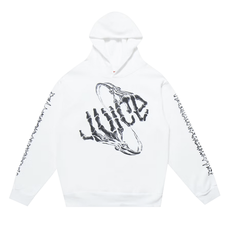 Vlone x Juice WRLD Bone Hoodie "White"