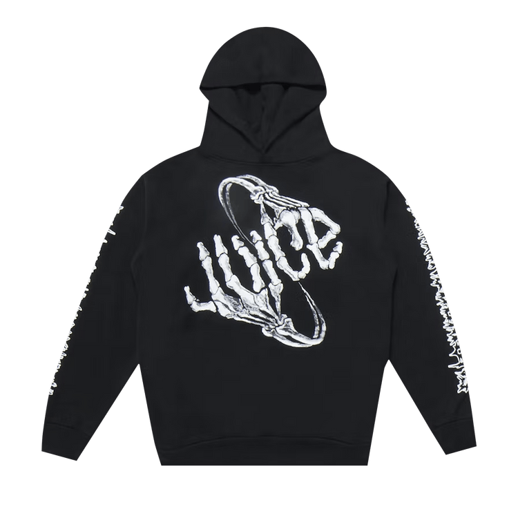 Vlone x Juice WRLD Bone Hoodie "Black"