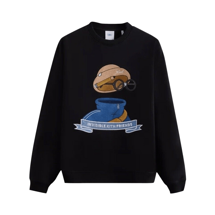 Kith x Invisible Friends Crewneck "Black"