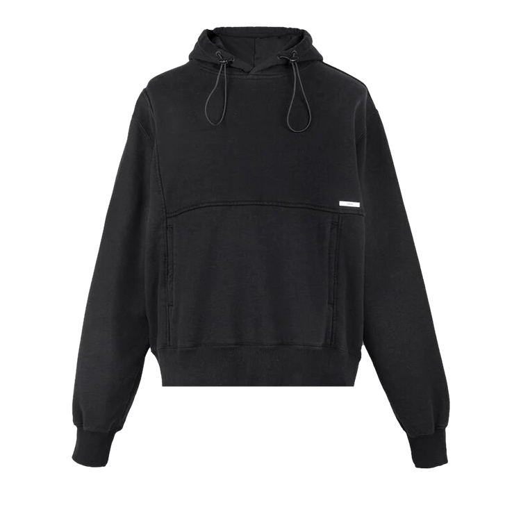 C2H4 Metal Tag Hoodie "Black"