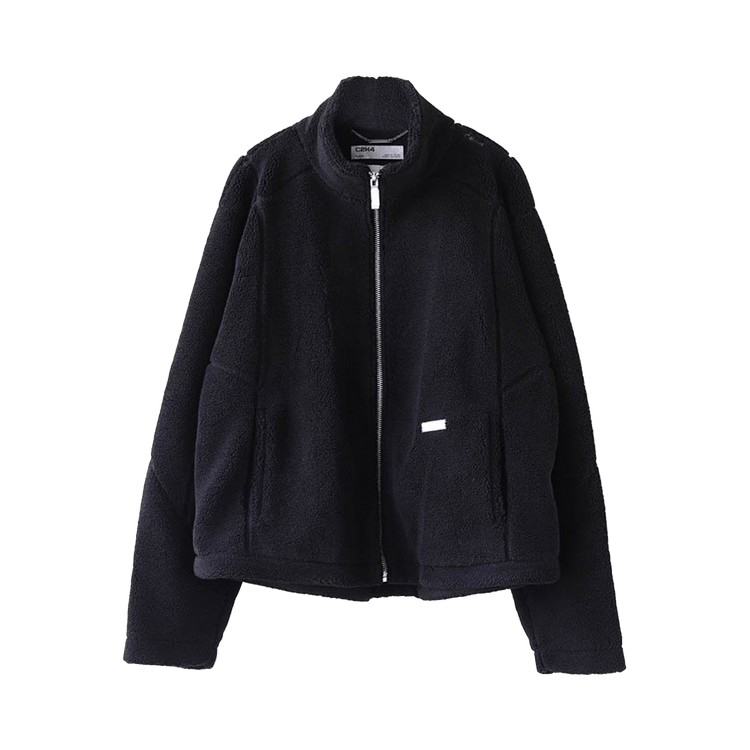 C2H4 Intervein Stitch Fleece Jacket "Black"