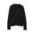 C2H4 Arc Sculpture Knit Sweater "Black"