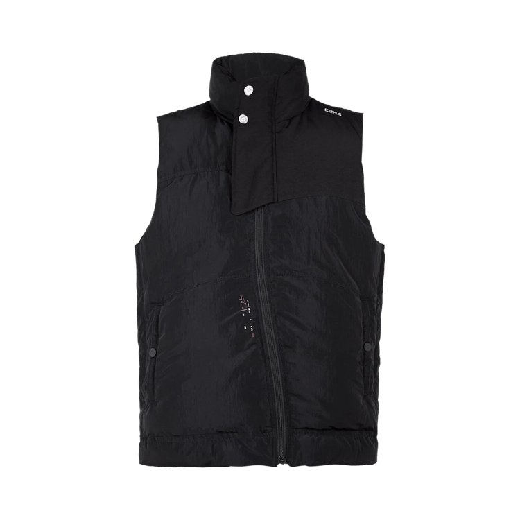 C2H4 Arc Sculpture Puffer Vest "Black"