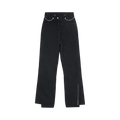 C2H4 Wide Layered Swing Jeans "Dark Grey"