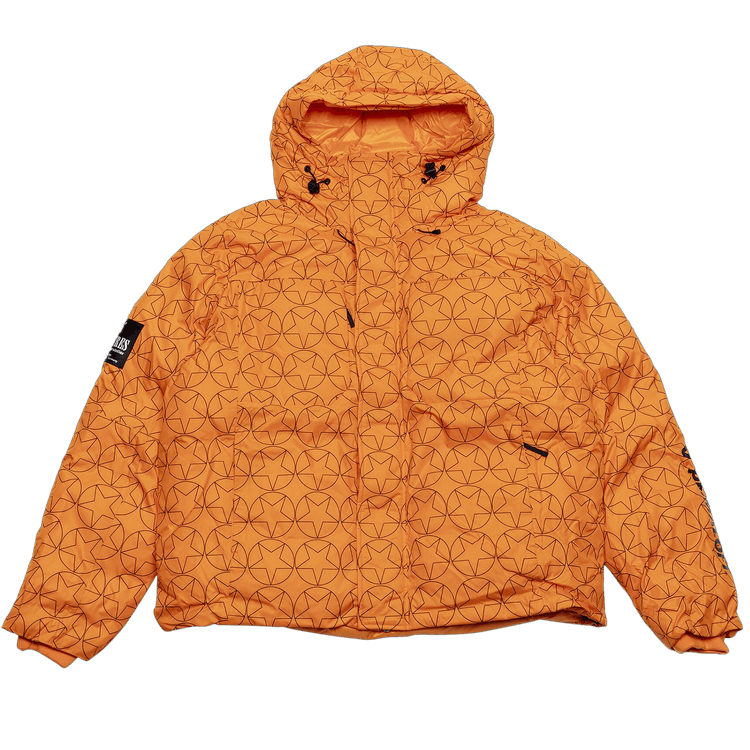 Puma x Pleasures Puffer Jacket "Orange Glo"