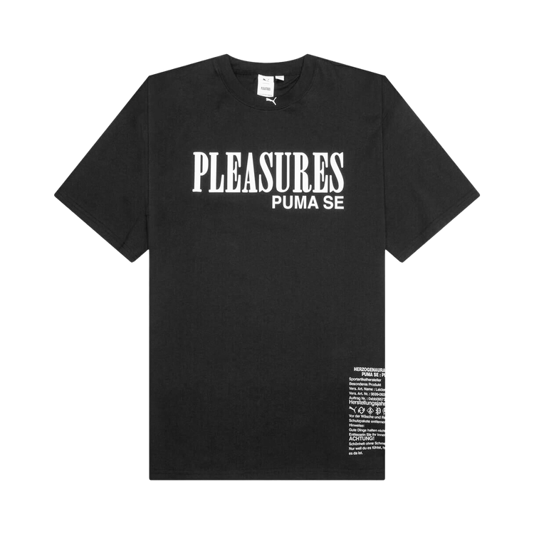 Puma x Pleasures Typo Tee "Black"
