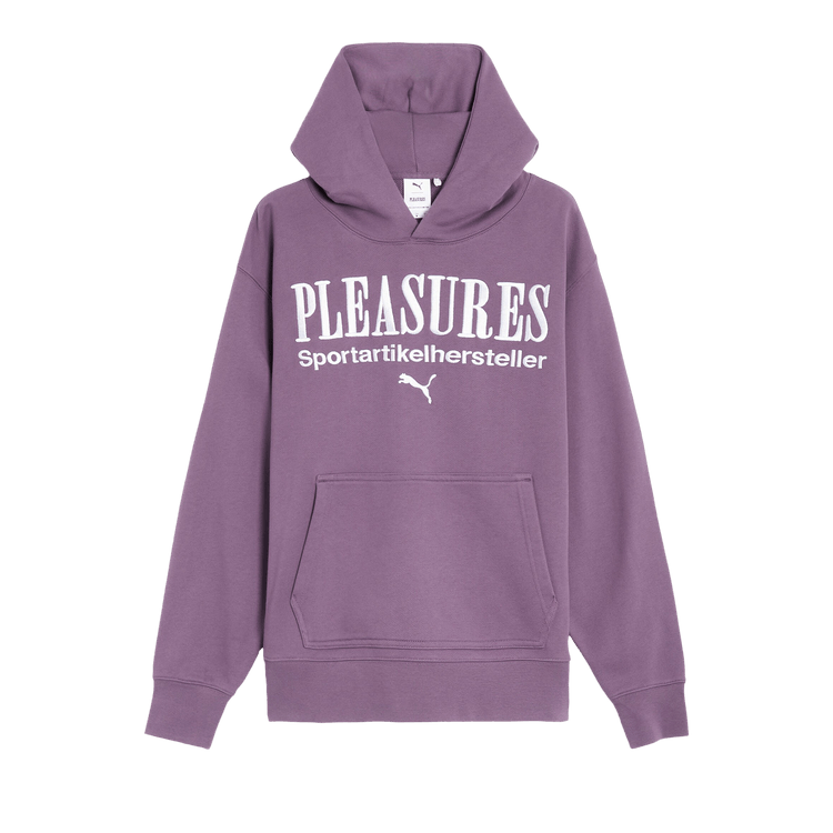 Puma x Pleasures Graphic Hoodie "Purple/Charcoal"