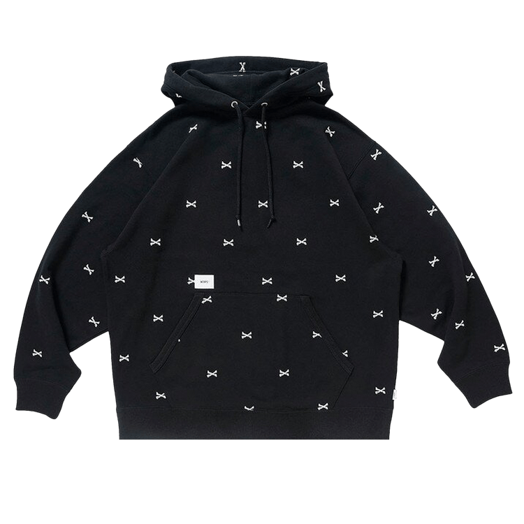 WTAPS Crossbones Hooded Sweatshirt "Black"