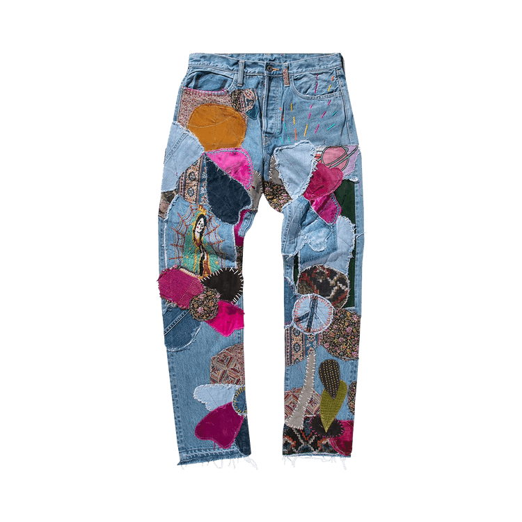 Kapital 14oz Denim Crazy El Paso 5P Monkey Cisco (Hippie Insane Remake) "Indigo Processing"