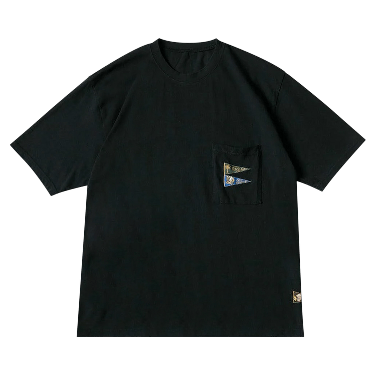 Kapital 20 / -Jersey Pennant T (3Flags) "Black"