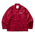 Liberaiders Metal Logo Nylon Coach Jacket "Red"