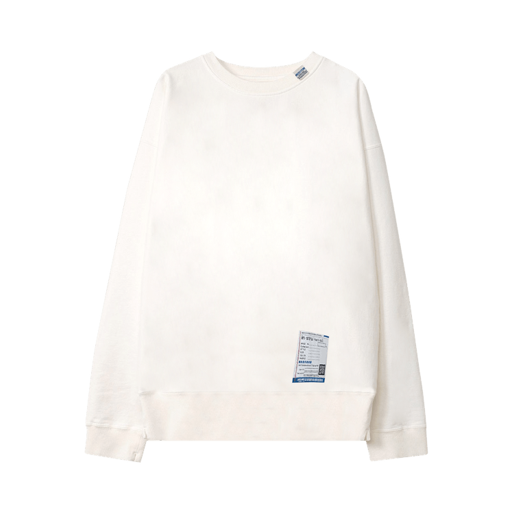 Maison Mihara Yasuhiro Embroidery Pullover "White"