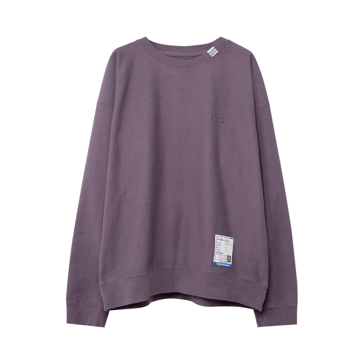 Maison Mihara Yasuhiro Embroidery Pullover "Purple"