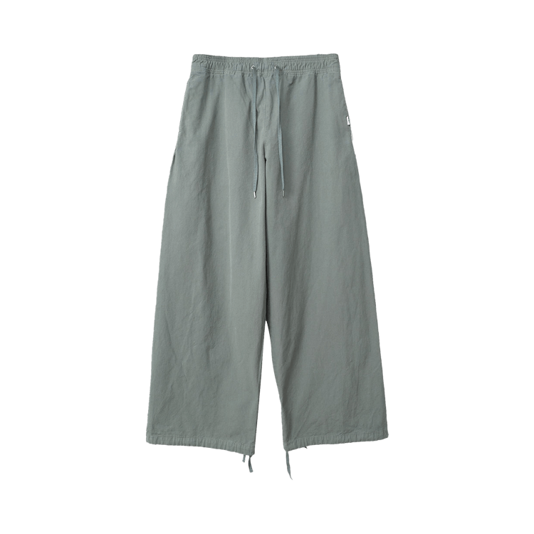 Maison Mihara Yasuhiro No Side Seam Easy Wide Pants "Green"