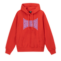 Stussy Champion Pigment Dyed Hoodie "Tomato"