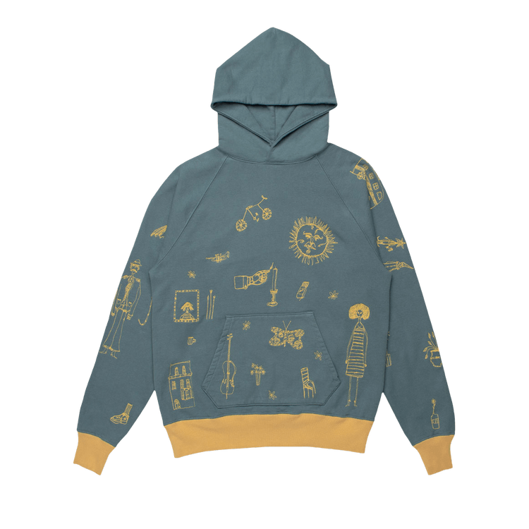 Samuel Zelig Traveling Band Hoodie "Sky Blue"