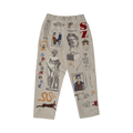 Samuel Zelig Gallery Pant "Natural/Multicolor Embroidery"
