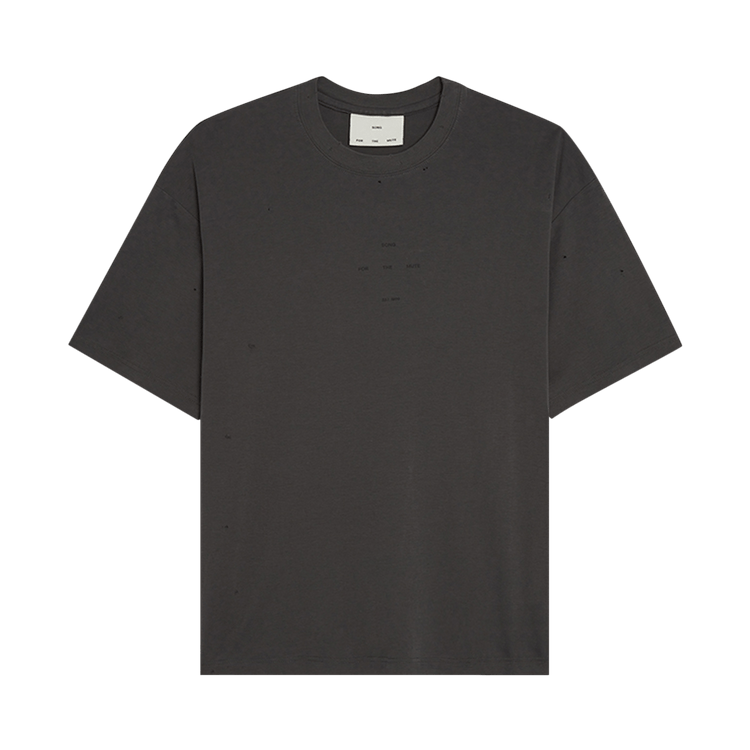 Song for the Mute Logo Oversized Tee "Washed Black"