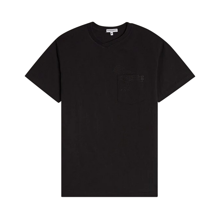 Engineered Garments Printed Cross Crewneck T-Shirt "Black"