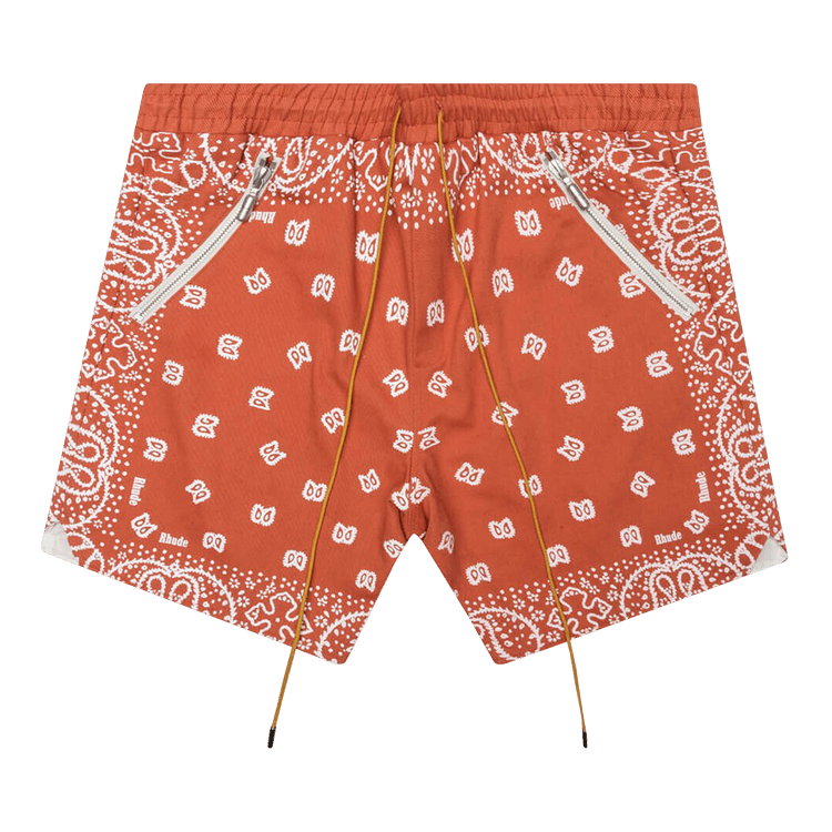 Rhude Bandana Shorts "Vintage Orange"