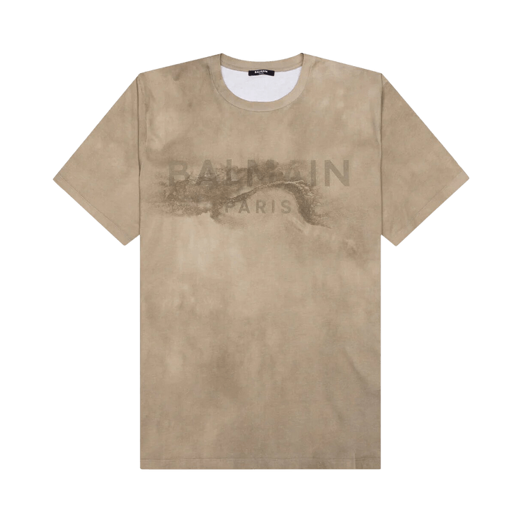 Balmain Logo Printed T-Shirt "Molt/Sand"