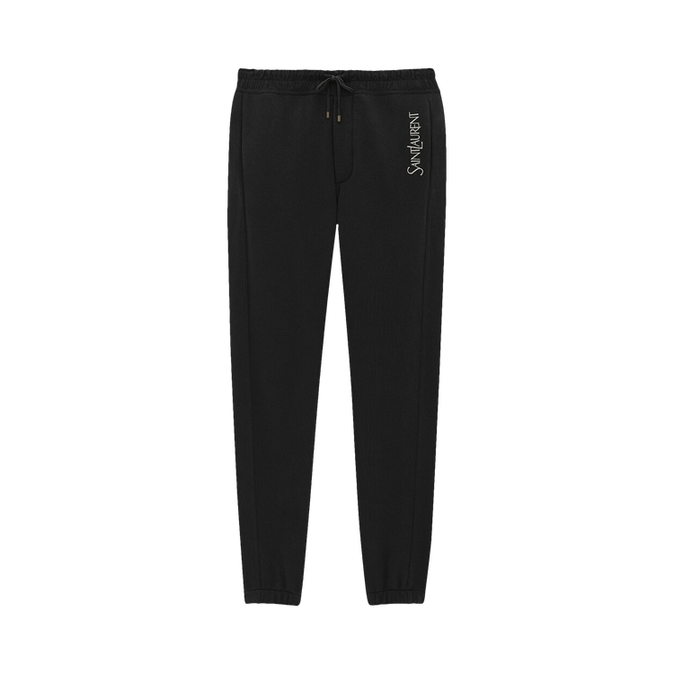 Saint Laurent Fleece Sweatpants "Black"