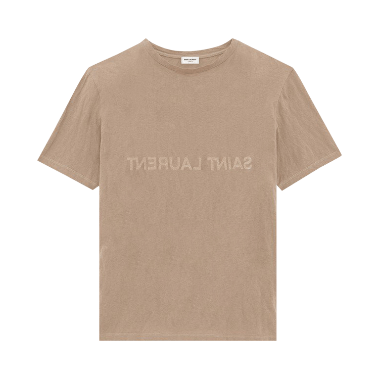 Saint Laurent Reverse T-Shirt "Tan"