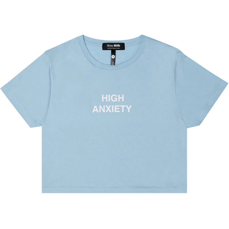Skim Milk High Anxiety Baby T-Shirt "Light Blue"