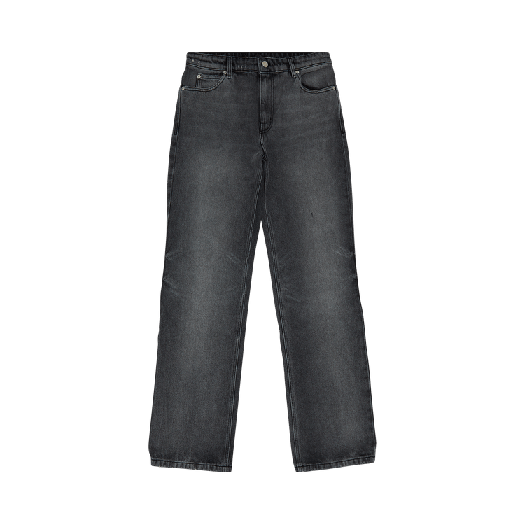 Courrèges Relaxed Denim Straight Pants "Stonewashed Grey"