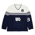 Wales Bonner Motif Jumper "Ivory/Navy"