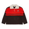 Wales Bonner Calm Polo "Red/Black/Beige"