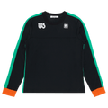 Wales Bonner Commune Long-Sleeve Tee "Black/Green/Orange"